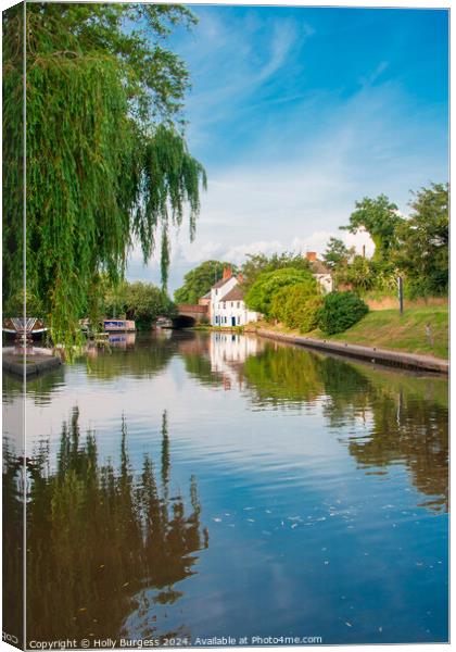 Shardlow Country house on the trent  Canvas Print by Holly Burgess
