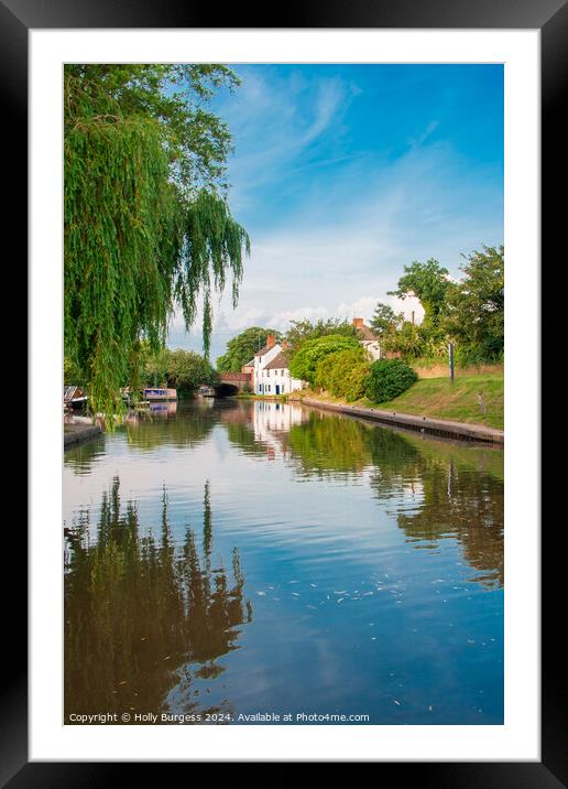 Shardlow Country house on the trent  Framed Mounted Print by Holly Burgess