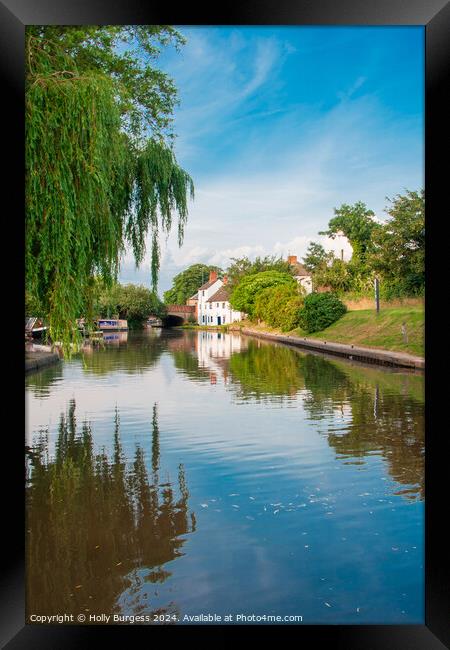 Shardlow Country house on the trent  Framed Print by Holly Burgess