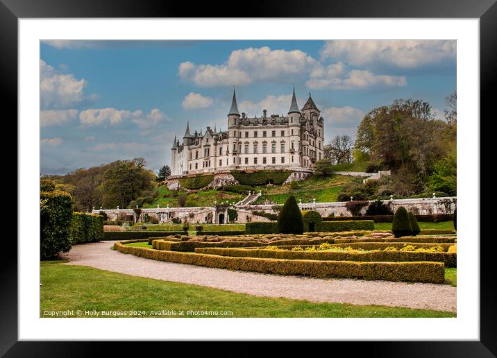 Dunrobin Castle Highland of Scotland  Framed Mounted Print by Holly Burgess