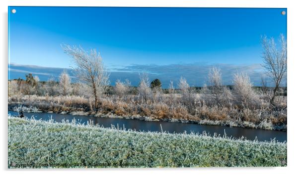Frosty Morning in Moray Acrylic by Tom McPherson