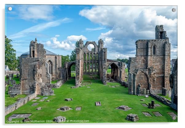 Elgin Cathedral Acrylic by Tom McPherson