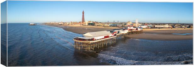 Blackpool Panorama Canvas Print by Apollo Aerial Photography