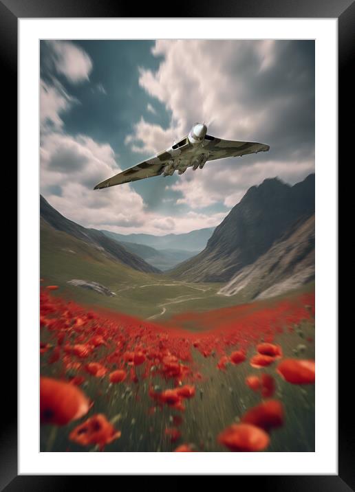Vulcan Serenity Framed Mounted Print by J Biggadike