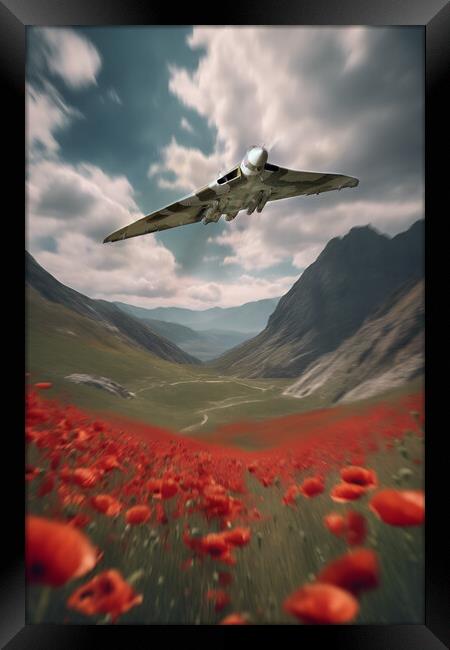 Vulcan Serenity Framed Print by J Biggadike