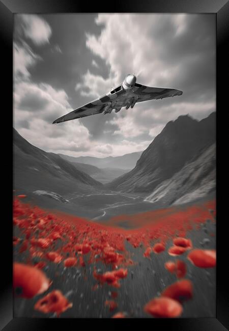 Vulcan Serenity Framed Print by J Biggadike