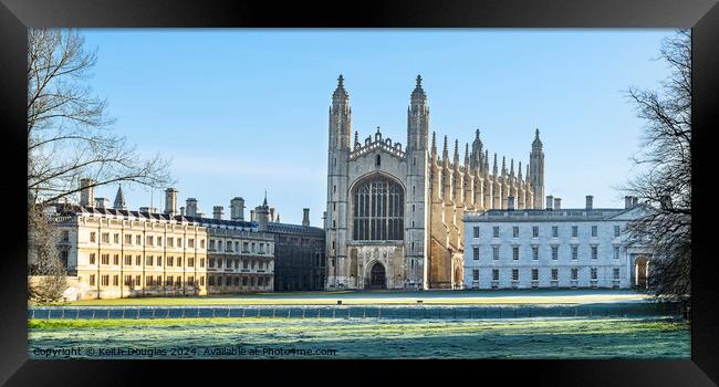 Kings College Cambridge Framed Print by Keith Douglas