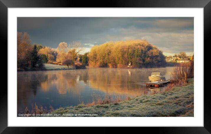 Winter sunshine Framed Mounted Print by jim Hamilton