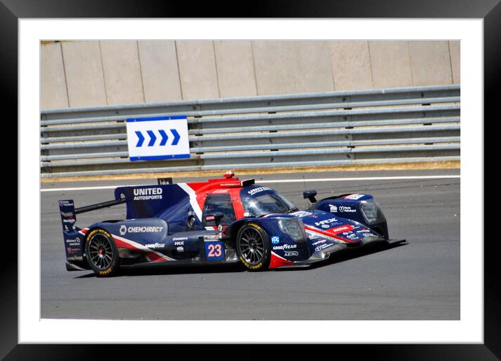 Oreca 07 Gibson Sports Motor Car Framed Mounted Print by Andy Evans Photos