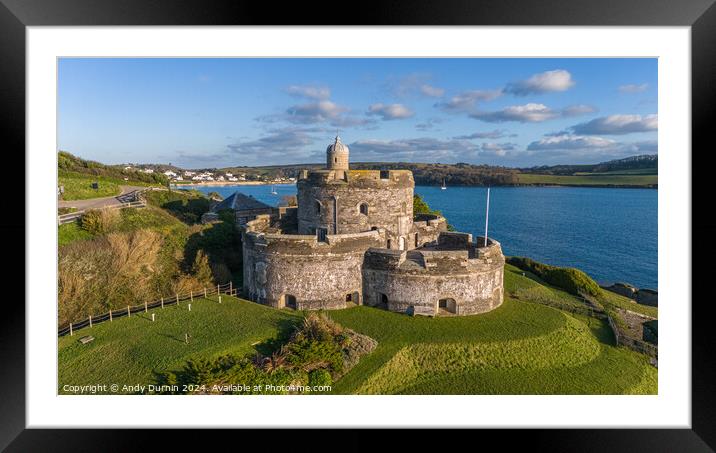 St Mawes Castle  Framed Mounted Print by Andy Durnin