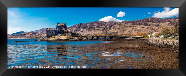 Castle Eilean Donan Scotland  Framed Print by Holly Burgess