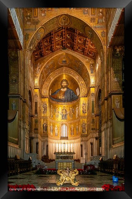 The Monreale Cathedral Framed Print by DiFigiano Photography