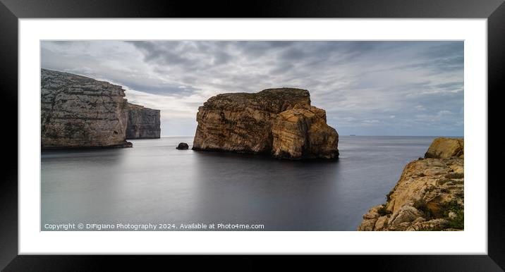 Dwejra Bay Framed Mounted Print by DiFigiano Photography