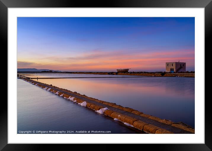 Paceco Salt Flats Framed Mounted Print by DiFigiano Photography