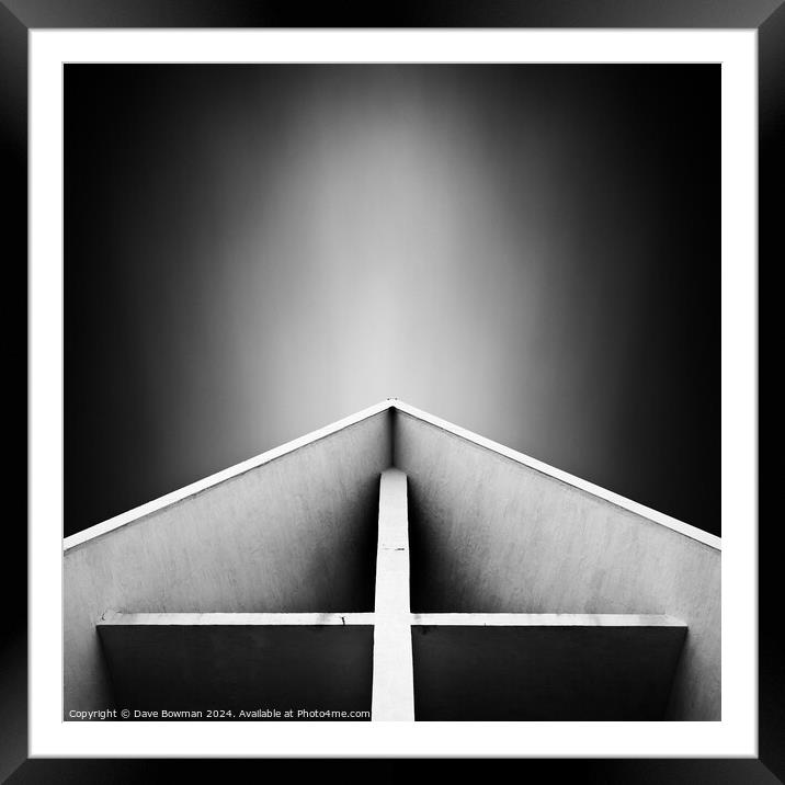 Arctic Cathedral Framed Mounted Print by Dave Bowman