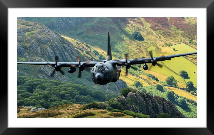Lockheed Lartin MC-130J Commando II Framed Mounted Print by Airborne Images