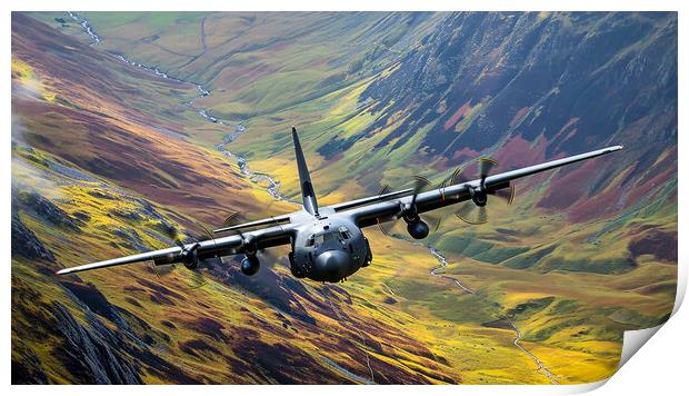 Lockheed Lartin MC-130J Commando II Print by Airborne Images