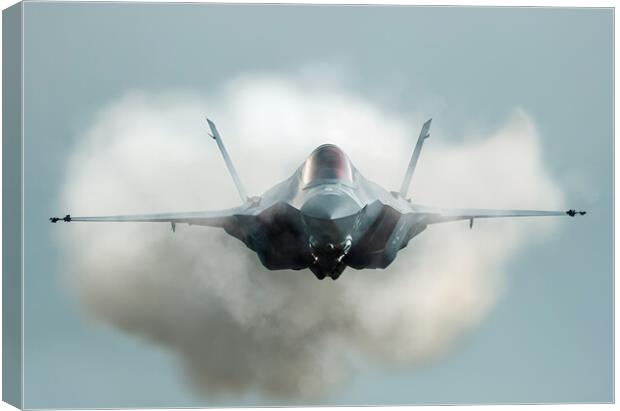 Lockheed Martin F35 Lightning II Canvas Print by Picture Wizard