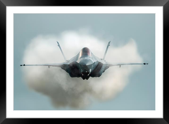 Lockheed Martin F35 Lightning II Framed Mounted Print by Picture Wizard