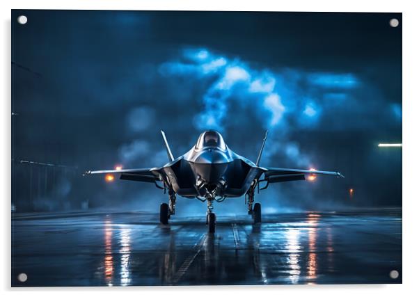 Lockheed Martin F35 Lightning II Acrylic by Picture Wizard