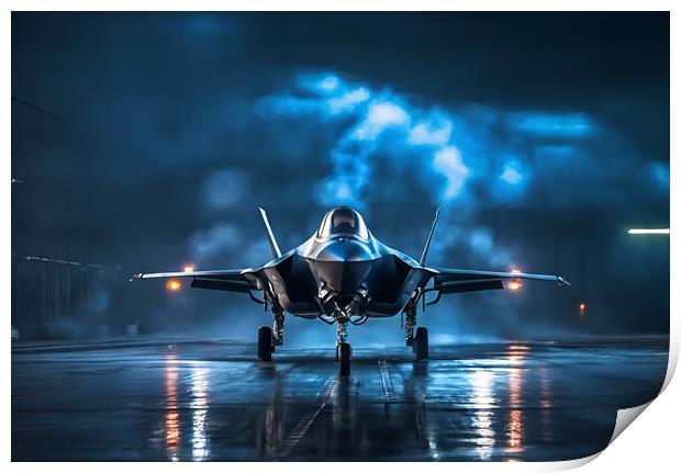 Lockheed Martin F35 Lightning II Print by Picture Wizard