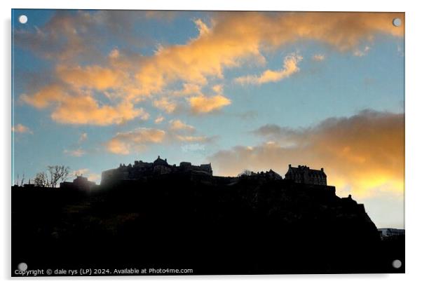 Edinburgh castle    Acrylic by dale rys (LP)