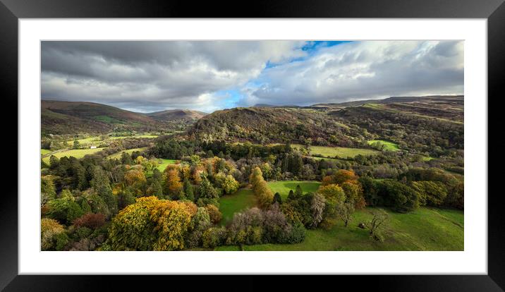 The Upper Swansea Valley Framed Mounted Print by Leighton Collins