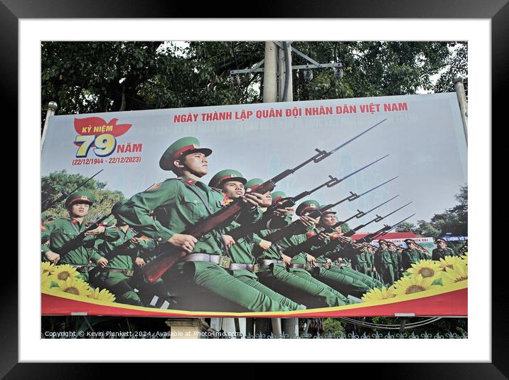 Poster, Ho Chi Minh City Style Framed Mounted Print by Kevin Plunkett