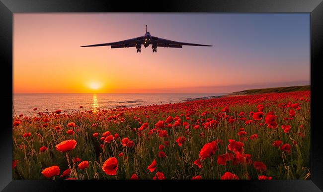 Vulcan Remembers Framed Print by Airborne Images