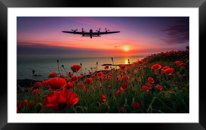 Soon Be Home Framed Mounted Print by Airborne Images