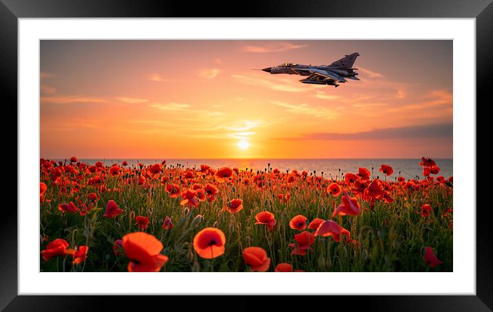 Respectful Tornado Framed Mounted Print by Airborne Images