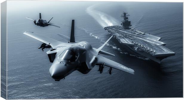 Fleet Protection Canvas Print by Airborne Images