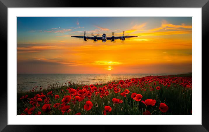 Soon Be Home Framed Mounted Print by Airborne Images