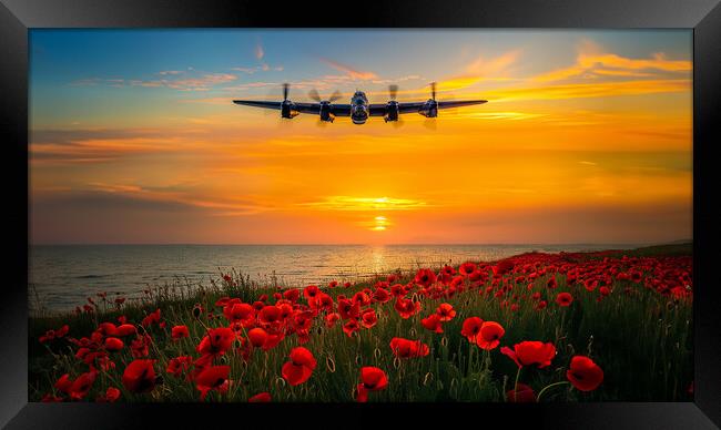 Soon Be Home Framed Print by Airborne Images