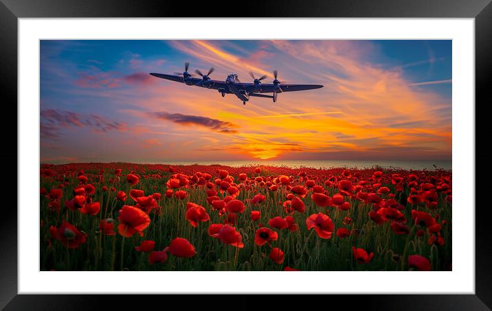 Lancaster Remembers Framed Mounted Print by Airborne Images