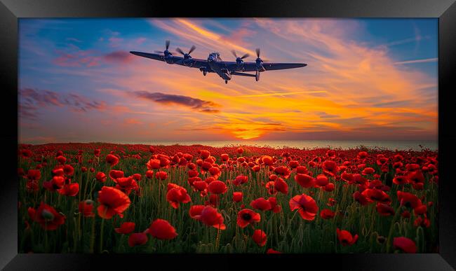 Lancaster Remembers Framed Print by Airborne Images