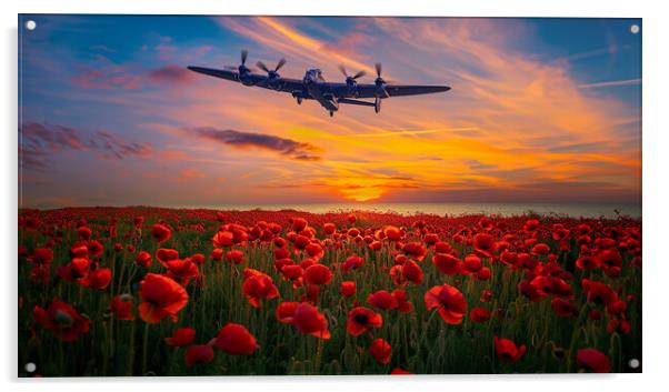 Lancaster Remembers Acrylic by Airborne Images