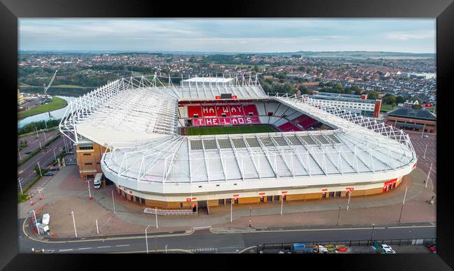 Stadium of Light Sunderland Framed Print by Apollo Aerial Photography