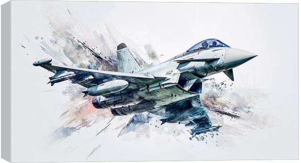 Eurofighter Typhoon Art Canvas Print by Airborne Images