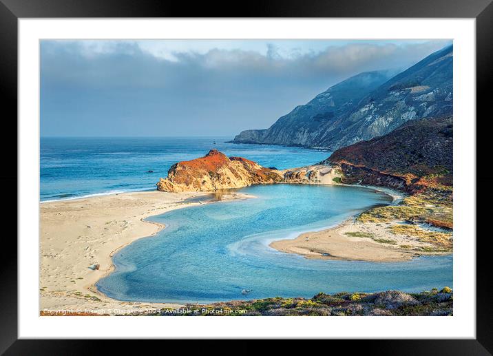 River To The Sea Framed Mounted Print by Joseph S Giacalone