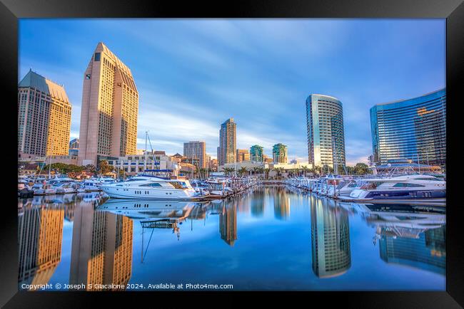 Perfect Reflections - San Diego Framed Print by Joseph S Giacalone