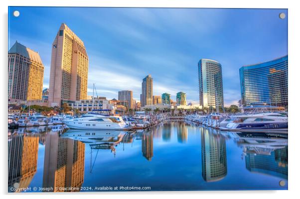 Perfect Reflections - San Diego Acrylic by Joseph S Giacalone