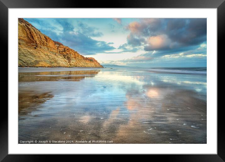 Sunrise Reflections  Framed Mounted Print by Joseph S Giacalone
