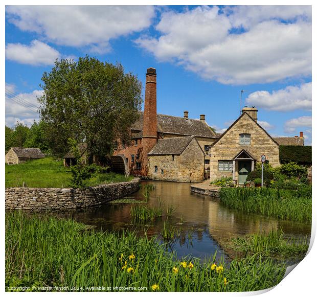 The mill lower slaughter cotswolds Print by Martin fenton