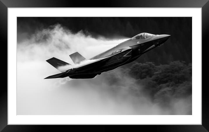 Vapour Cones Framed Mounted Print by Airborne Images
