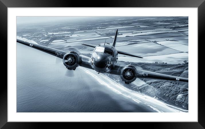 Douglas DC-3 Dakota Framed Mounted Print by Airborne Images