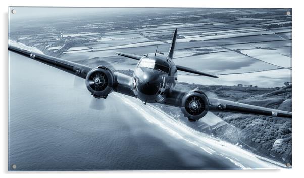 Douglas DC-3 Dakota Acrylic by Airborne Images