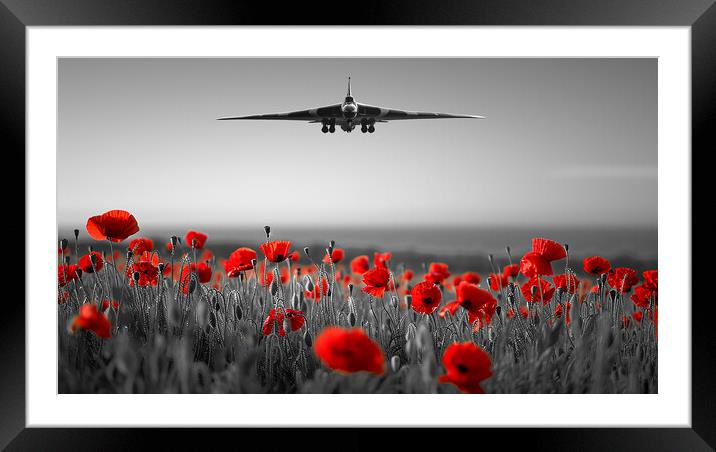 Vulcan Tribute Framed Mounted Print by Airborne Images