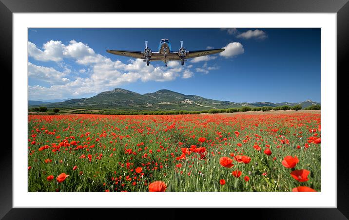 Douglas DC-3 Dakota Remembers Framed Mounted Print by Airborne Images