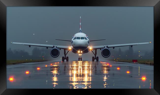 British Airways Airbus A319-100 Framed Print by Airborne Images